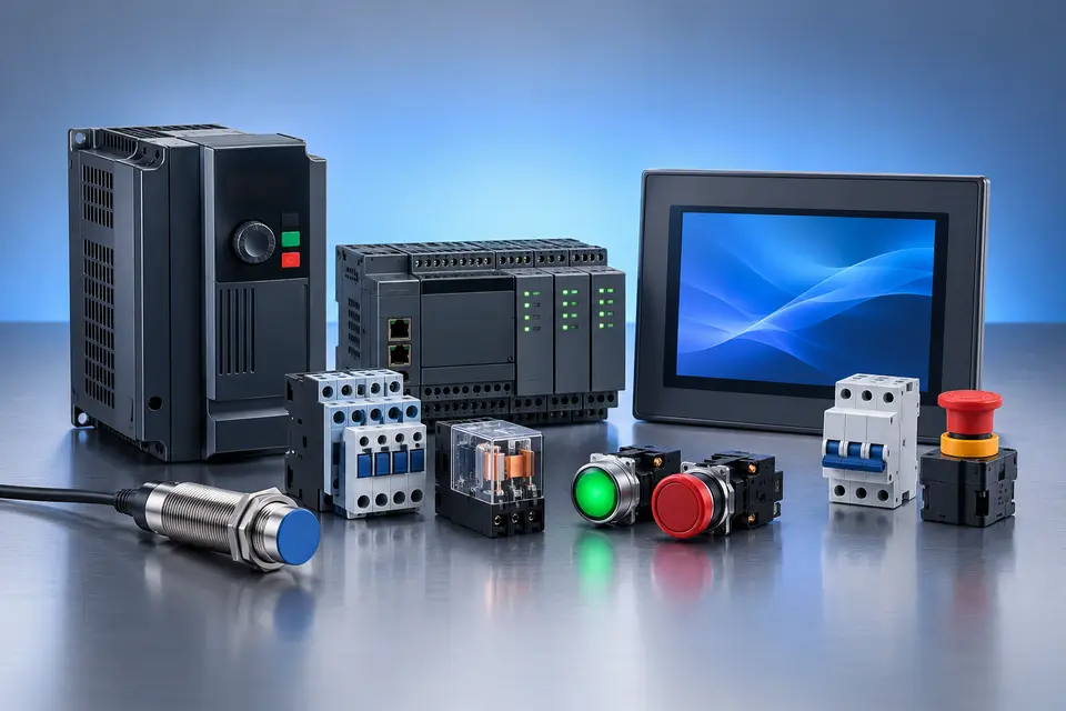 Variadores, PLC y componentes para automatización industrial