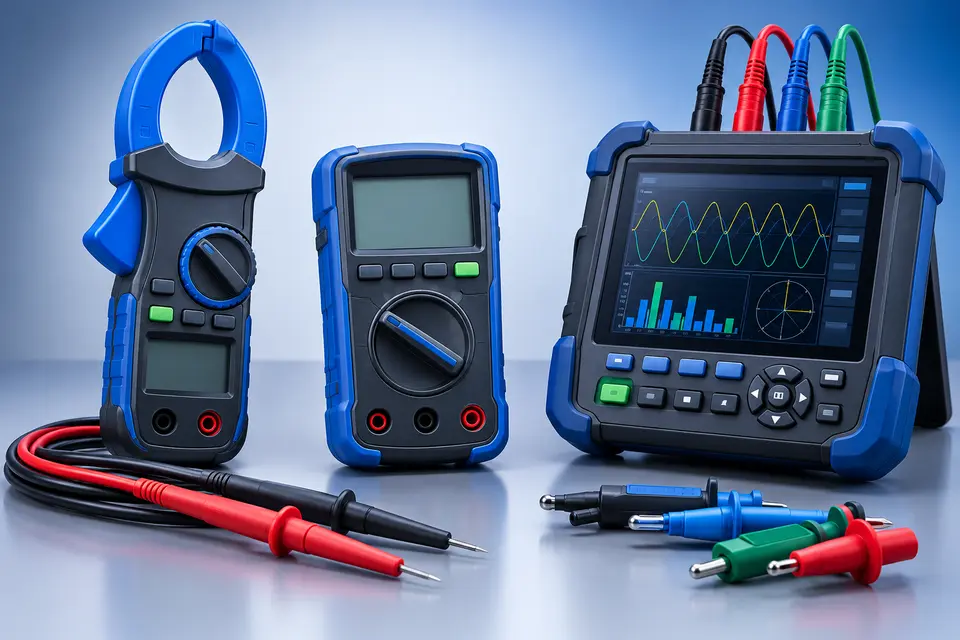 Instrumentos profesionales para medición y diagnóstico eléctrico